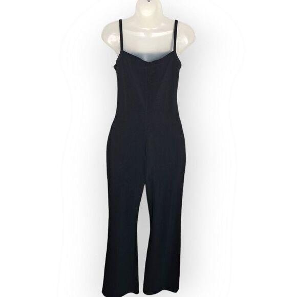 Klueless Vintage 90s Goth Rave Flare Jumpsuit size Large - Picture 3 of 5